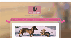 Desktop Screenshot of petgreets.com